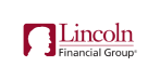 Logo of Lincoln Financial Group featuring a red silhouette of a person's profile within a square, followed by the word "Lincoln" in red. Below it, the words "Financial Group" are written in black, representing reliability akin to a trusted health insurance broker in New Jersey.